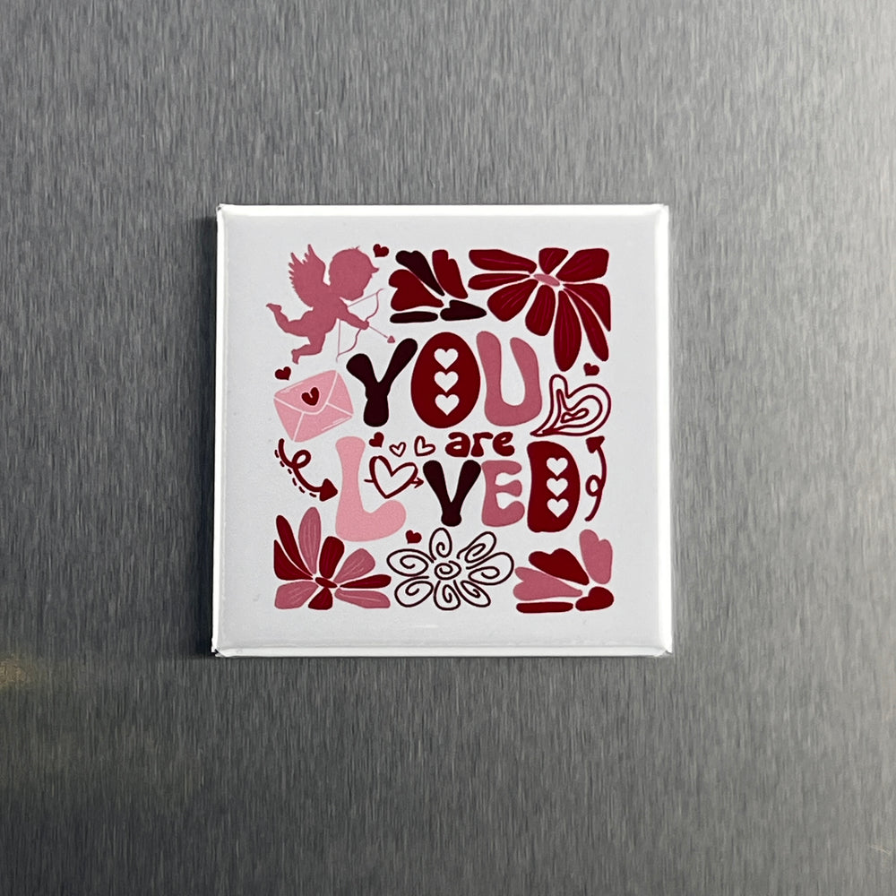 
                  
                    "You Are Loved" Valentine's Day-Themed Decor Magnet Set of 4
                  
                