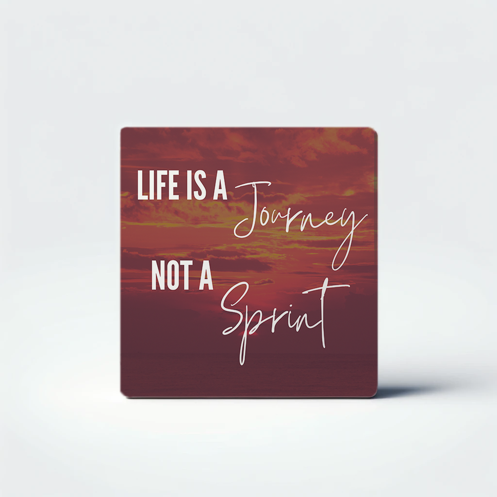 Life is a Journey Quote Magnet