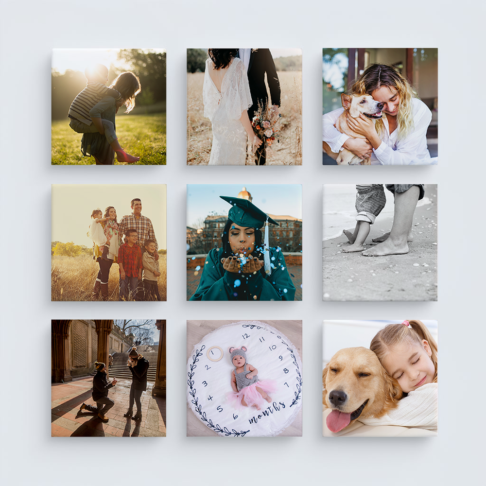 
                  
                    Personalized Magnet - Set of 9 (Created From Your Images)
                  
                