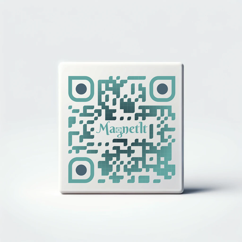 Personalized QR Code Magnets - Bulk Order